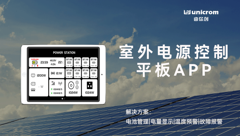 Customized Development of Outdoor Power Supply Equipment Monitoring and Control Management System for Tablet Devices